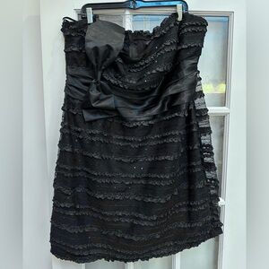 Vintage Torrid Y2K Whimsigoth Lace Romantic Sequin Goth Chic Dress Plus Size 24